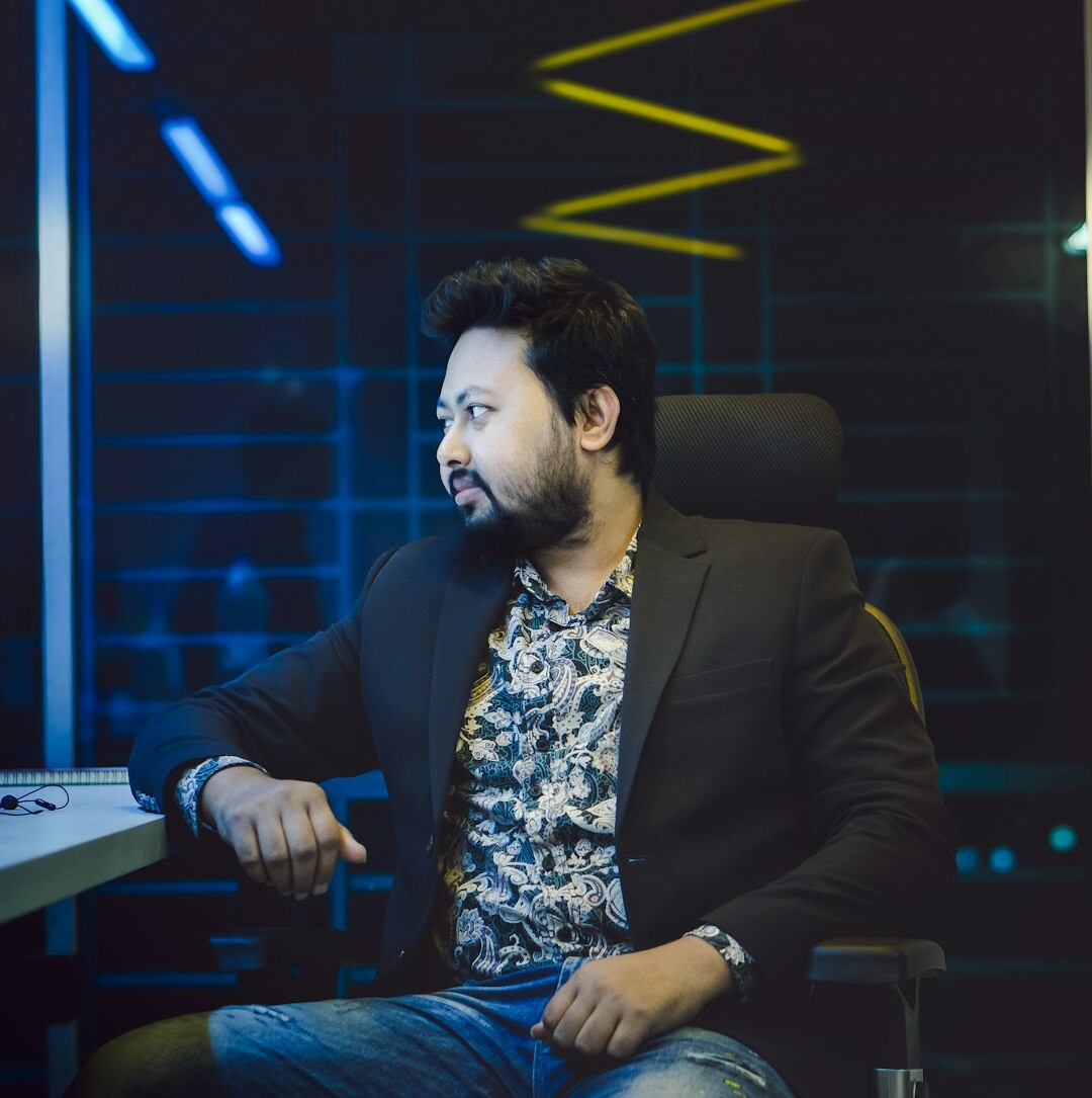 Portrait of a man streaming engineer